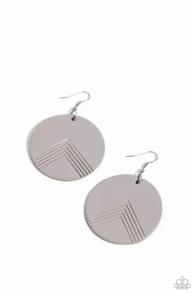 Necklaces Paparazzi Accessories On the Edge of Edgy Silver