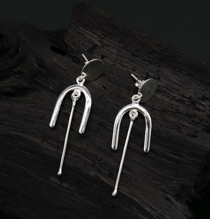 TRIBAL ORNAMENTS Earrings 925 sterling silver flower stud earring excellent fancy drop dangle elegant dainty light weight earrings best gifting ear696 TRIBAL ORNAMENTS Earrings 925 sterling silver flower stud earring excellent fancy drop dangle elegant dainty light weight earrings best gifting ear696
