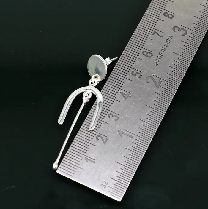 TRIBAL ORNAMENTS Earrings 925 sterling silver flower stud earring excellent fancy drop dangle elegant dainty light weight earrings best gifting ear696 TRIBAL ORNAMENTS Earrings 925 sterling silver flower stud earring excellent fancy drop dangle elegant dainty light weight earrings best gifting ear696