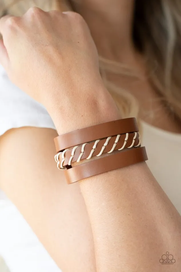 Bracelets Paparazzi Bracelet Backroad Bounty Brown Paparazzi Jewelry