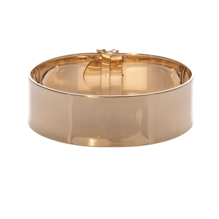 Croghans PreStyled Sets 14K Gold Wide Cuff Bangle