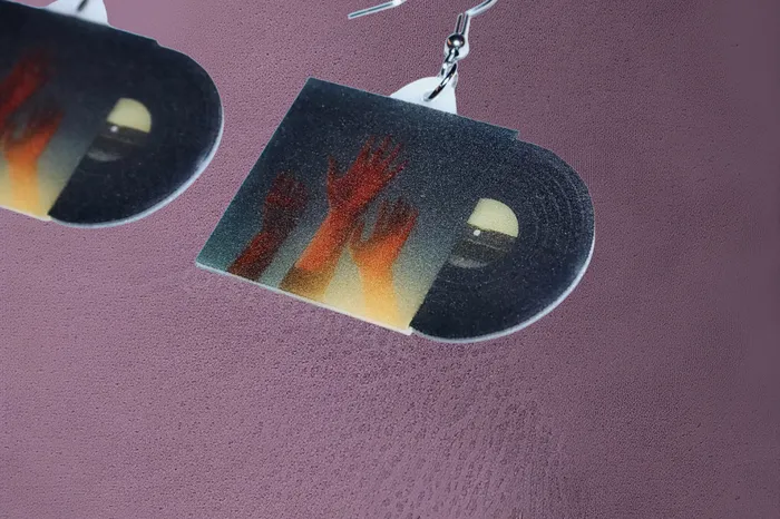 Earrings Boygenius The Record Vinyl Album Handmade Earrings Sam Makes Things