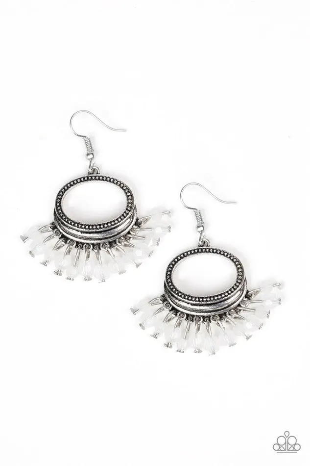 Earrings Paparazzi Jewelry Paparazzi Earring Happy Days White