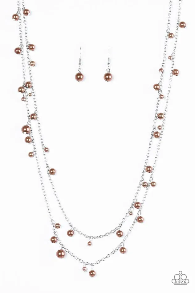 Necklaces Paparazzi Necklace A Good GLAM Is Hard To Find Brown Paparazzi Jewelry