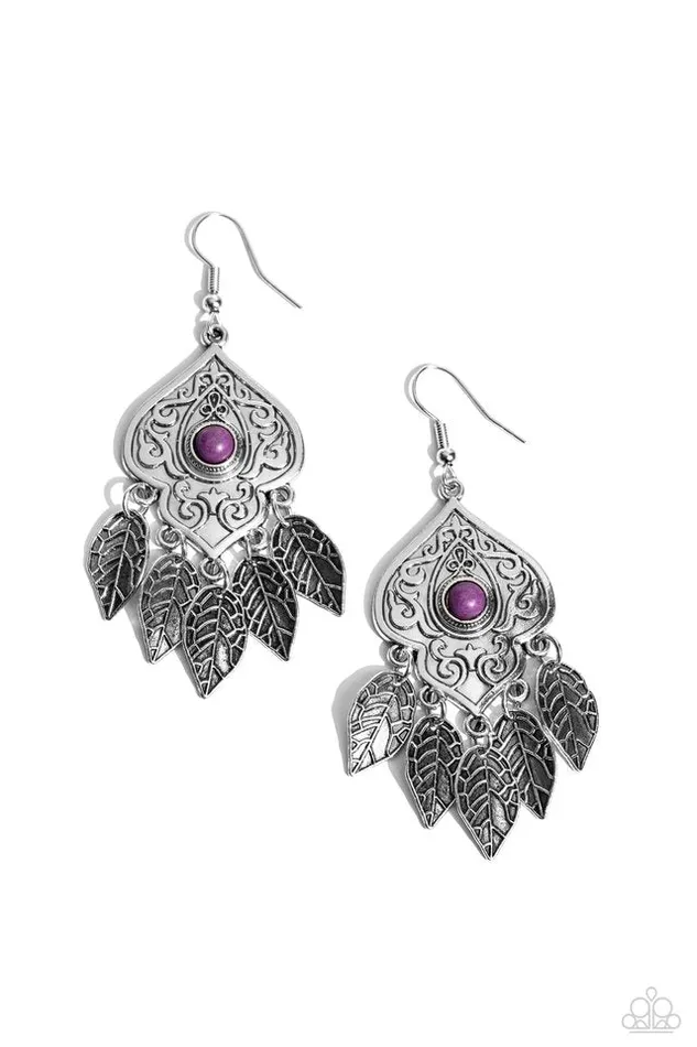 Paparazzi Earring Desert Canopy Purple Paparazzi Jewelry Earrings Paparazzi Earring Desert Canopy Purple Paparazzi Jewelry Earrings
