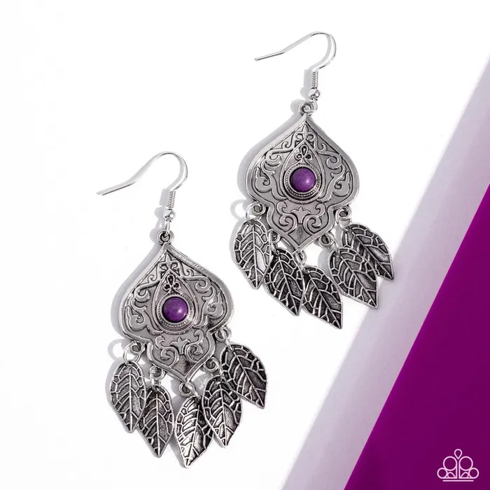 Paparazzi Earring Desert Canopy Purple Paparazzi Jewelry Earrings Paparazzi Earring Desert Canopy Purple Paparazzi Jewelry Earrings