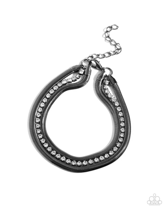 Paparazzi Jewelry Bracelets Paparazzi Bracelet A SQUARE Treasure Black Paparazzi Jewelry Bracelets Paparazzi Bracelet A SQUARE Treasure Black