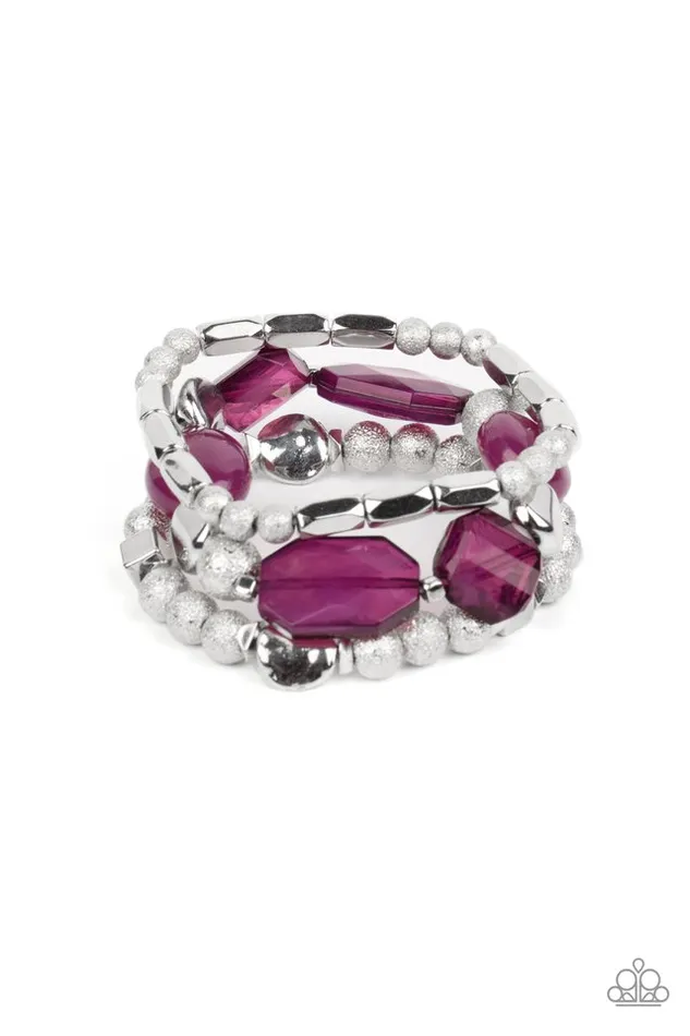 Paparazzi Jewelry Bracelets Paparazzi Bracelet Marina Magic Purple Paparazzi Jewelry Bracelets Paparazzi Bracelet Marina Magic Purple