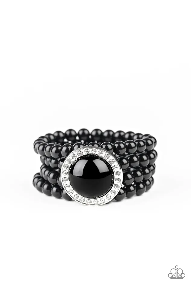 Paparazzi Jewelry Bracelets Paparazzi Bracelet Top Tier Twinkle Black