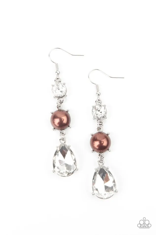 Paparazzi Jewelry Earrings Paparazzi Earring Unpredictable Shimmer Brown Paparazzi Jewelry Earrings Paparazzi Earring Unpredictable Shimmer Brown