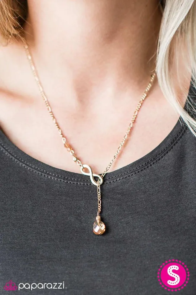 Paparazzi Jewelry Necklaces Paparazzi Necklace If Tomorrow Never Comes Gold