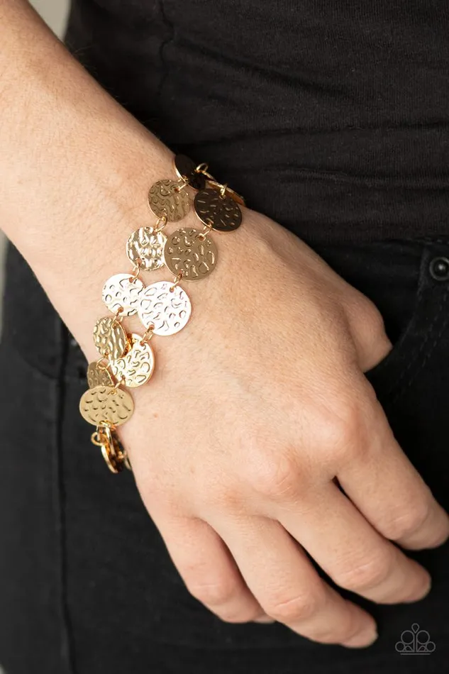 Paparazzi Jewelry Paparazzi Bracelet Rooted To The SPOTLIGHT Gold Bracelets