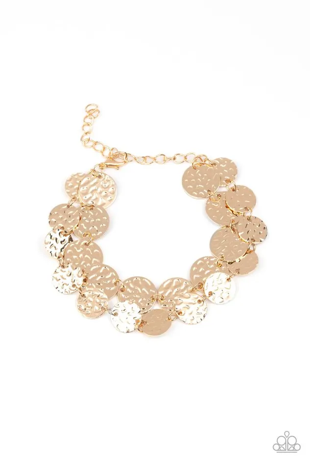 Paparazzi Jewelry Paparazzi Bracelet Rooted To The SPOTLIGHT Gold Bracelets Paparazzi Jewelry Paparazzi Bracelet Rooted To The SPOTLIGHT Gold Bracelets