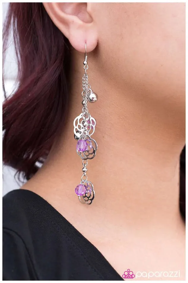 Paparazzi Jewelry Paparazzi Earring Getting the Hang of It Purple Earrings