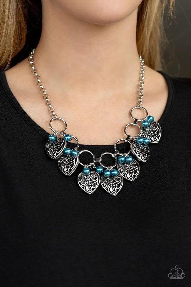 Paparazzi Jewelry Paparazzi Necklace Very Valentine Blue Necklaces