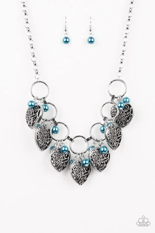 Paparazzi Jewelry Paparazzi Necklace Very Valentine Blue Necklaces