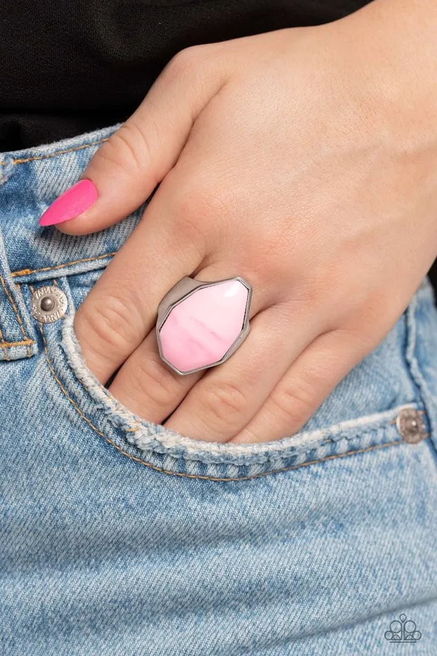 Rings Paparazzi Jewelry Paparazzi Ring Never Say TIE DYE Pink