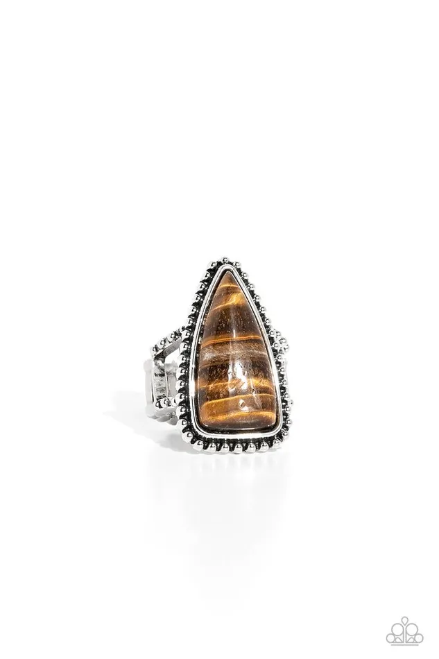 Rings Paparazzi Ring Earthy Engagement Brown Paparazzi Jewelry Rings Paparazzi Ring Earthy Engagement Brown Paparazzi Jewelry