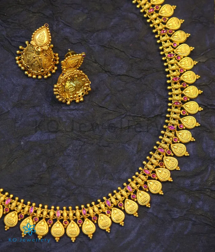 Necklaces The Devika Antique Silver Lakshmi Coin NecklaceWaistbelt Silversmith