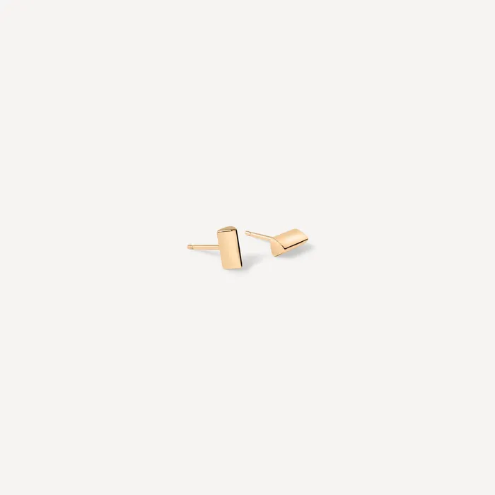 Sheena Marshall Jewelry Knife Edge Studs Solid Gold PreStyled Sets
