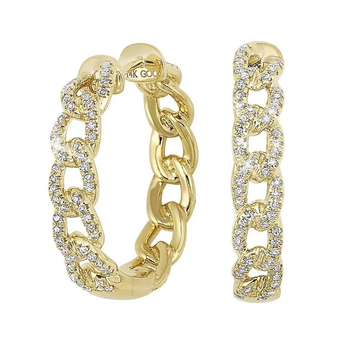 14K Diamond Earrings 50 CTW Gems One Earrings