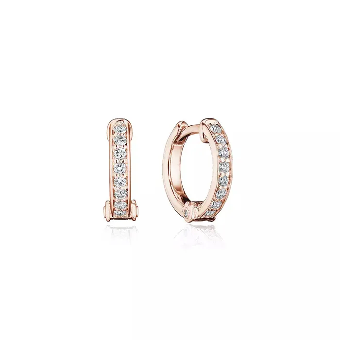 PreStyled Sets Shop IDC estore Verragio 15mm Felicity Diamond Huggie Hoop 18K Gold 035CTW PreStyled Sets Shop IDC estore Verragio 15mm Felicity Diamond Huggie Hoop 18K Gold 035CTW