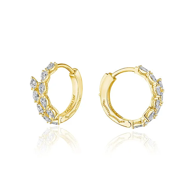 Tacori Pear Diamond Hoop Earrings International Diamond Center Earrings Tacori Pear Diamond Hoop Earrings International Diamond Center Earrings
