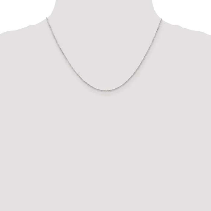 10k White Gold Carded Rhodiumplated 070mm Rope Chain 10K7RW Jewelry Necklaces 10k White Gold Carded Rhodiumplated 070mm Rope Chain 10K7RW Jewelry Necklaces