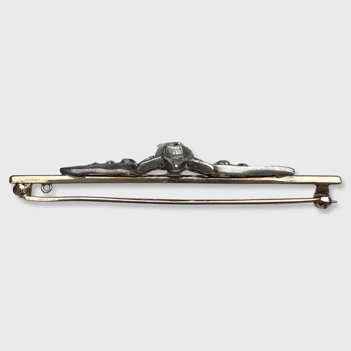21stfinds Earrings Old MineCut Diamond Star Bar Brooch 21stfinds Earrings Old MineCut Diamond Star Bar Brooch