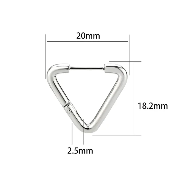 Alamode TK3847 High Polished Minimalist Stainless Steel Earrings Earrings Alamode TK3847 High Polished Minimalist Stainless Steel Earrings Earrings