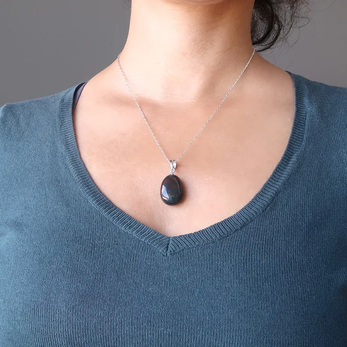 Bloodstone Necklace Sterling Silver Genuine Green Red Gemstone Charm Satin Crystals Necklaces Bloodstone Necklace Sterling Silver Genuine Green Red Gemstone Charm Satin Crystals Necklaces