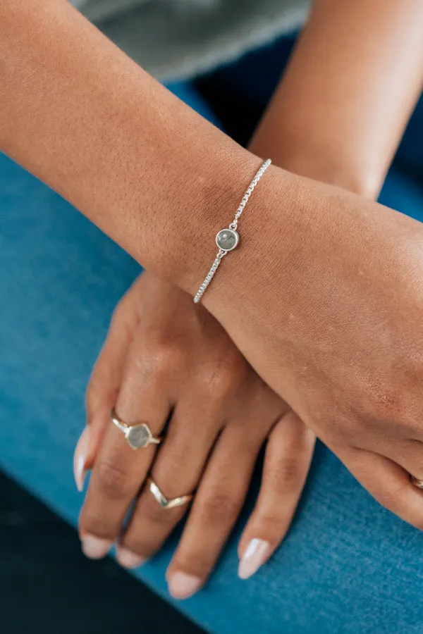 Bolo Chain Cremation Bracelet in Sterling Silver closebymejewelry Bracelets