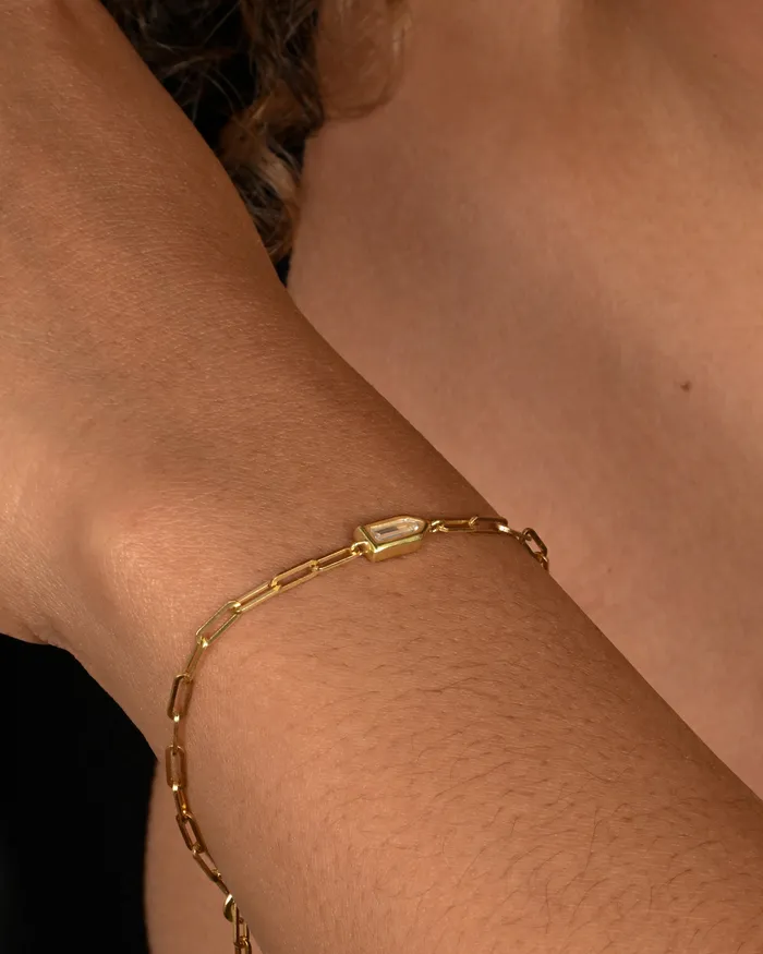 Bracelets DIANA MITCHELL Bullet Diamond Station Bracelet Bracelets DIANA MITCHELL Bullet Diamond Station Bracelet