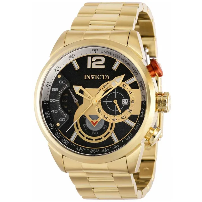 Bracelets Invicta Invicta Mens Chronograph Watch Aviator Quartz Yellow Gold Steel Bracelet 39661 Bracelets Invicta Invicta Mens Chronograph Watch Aviator Quartz Yellow Gold Steel Bracelet 39661