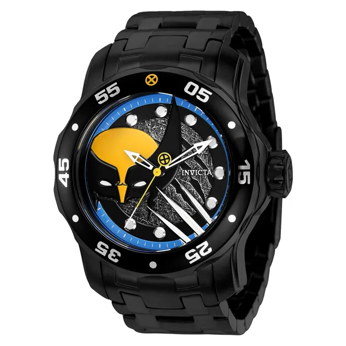 Bracelets Invicta Invicta Mens Quartz Watch Marvel Xmen Yellow Blue Black Dial Bracelet 37374 Bracelets Invicta Invicta Mens Quartz Watch Marvel Xmen Yellow Blue Black Dial Bracelet 37374