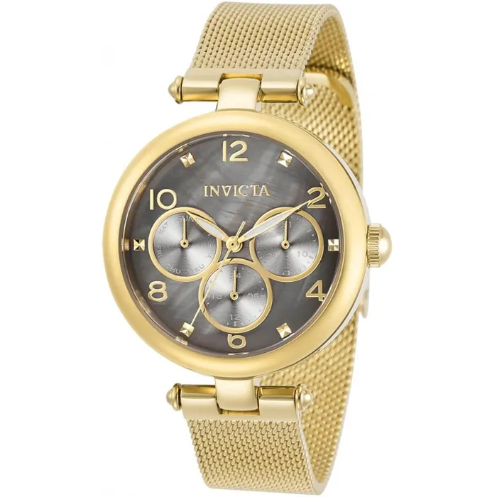 Bracelets Invicta Invicta Womens Quartz Watch Angel Yellow Gold Steel Mesh Bracelet 31527 Bracelets Invicta Invicta Womens Quartz Watch Angel Yellow Gold Steel Mesh Bracelet 31527
