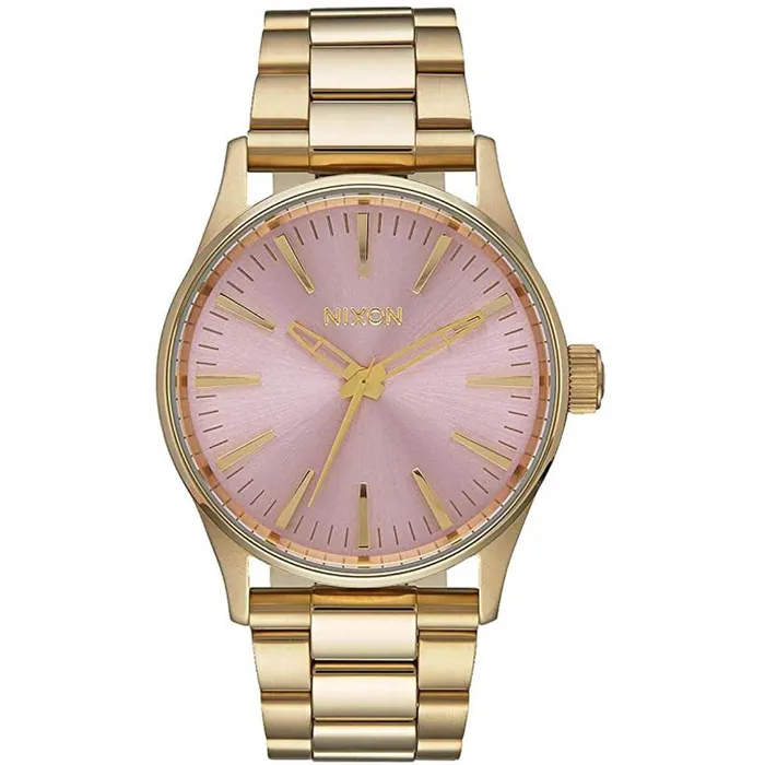 Bracelets Nixon Mens Quartz Watch Sentry Pink Dial Yellow Gold Bracelet A4502360 NIXON Bracelets Nixon Mens Quartz Watch Sentry Pink Dial Yellow Gold Bracelet A4502360 NIXON