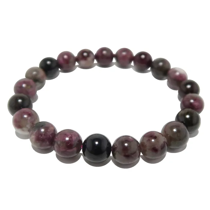 Bracelets Satin Crystals Red Tourmaline Bracelet Fruitful Rubellite