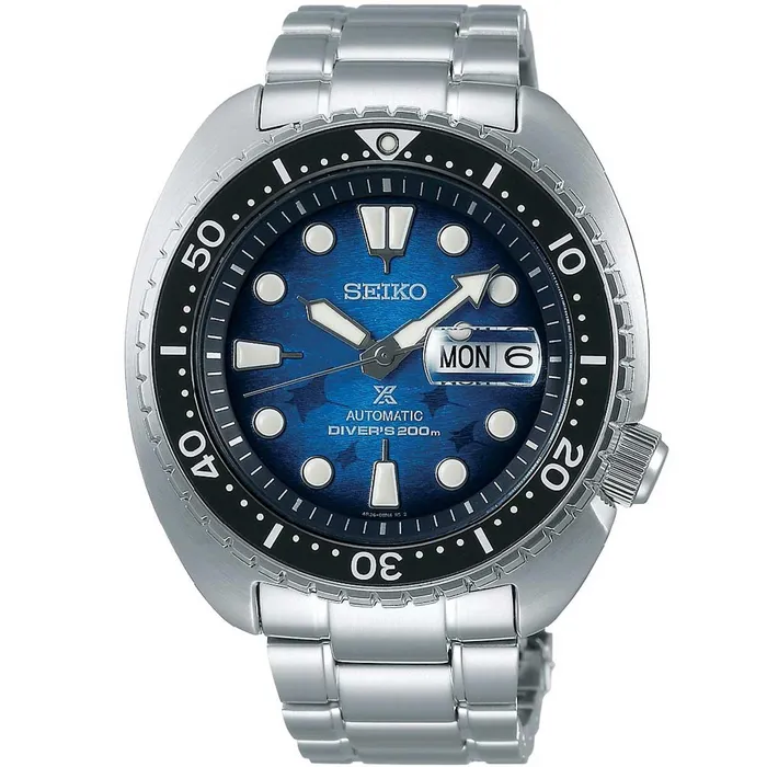 Bracelets SEIKO Seiko Mens Automatic Watch Prospex Save the Ocean Blue Dial Bracelet SRPE39K1 Bracelets SEIKO Seiko Mens Automatic Watch Prospex Save the Ocean Blue Dial Bracelet SRPE39K1