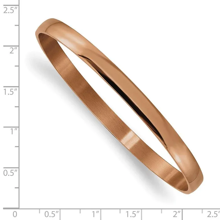 Chisel Stainless Steel Brown IP Plated Bangle Bracelets Chisel Stainless Steel Brown IP Plated Bangle Bracelets
