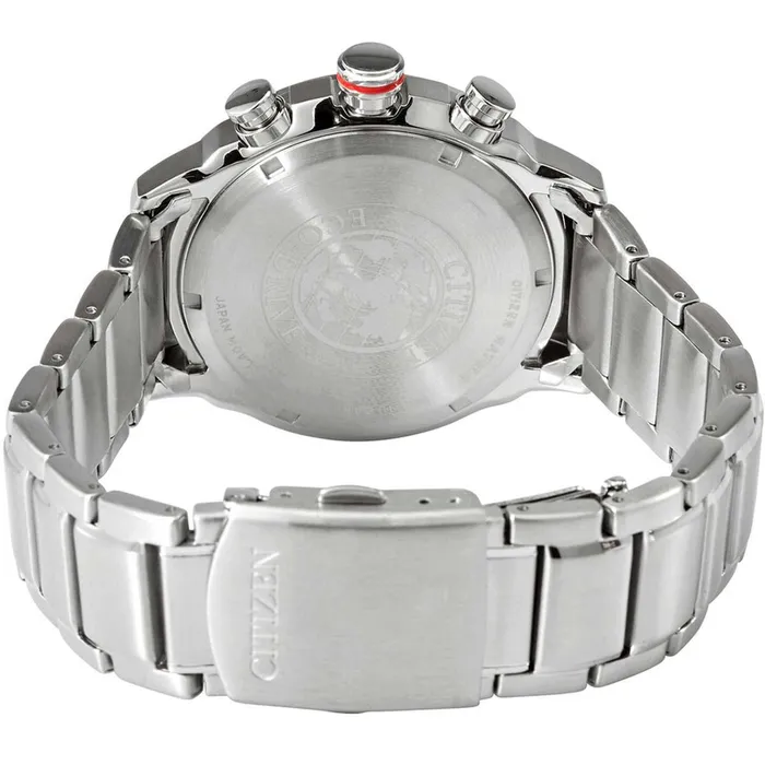 Citizen Mens Watch Eco Drive Chrono White and Black Dial SS Bracelet CA073883A Citizen Bracelets Citizen Mens Watch Eco Drive Chrono White and Black Dial SS Bracelet CA073883A Citizen Bracelets