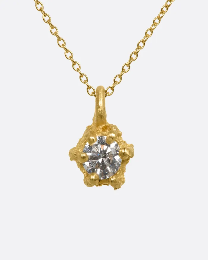 Crown Diamond Necklace AILI Necklaces