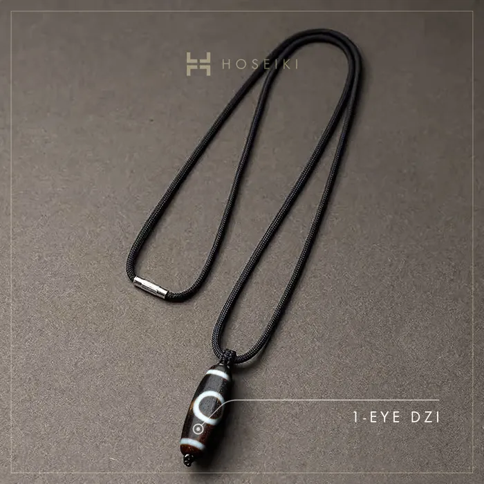 Dzi Necklace Vertical Style Horizontal Style Hoseiki Jewelry Necklaces