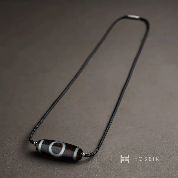 Dzi Necklace Vertical Style Horizontal Style Hoseiki Jewelry Necklaces