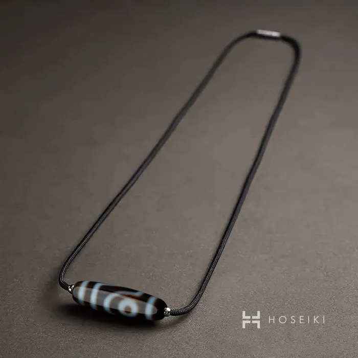 Dzi Necklace Vertical Style Horizontal Style Hoseiki Jewelry Necklaces