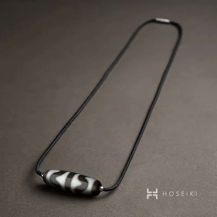 Dzi Necklace Vertical Style Horizontal Style Hoseiki Jewelry Necklaces