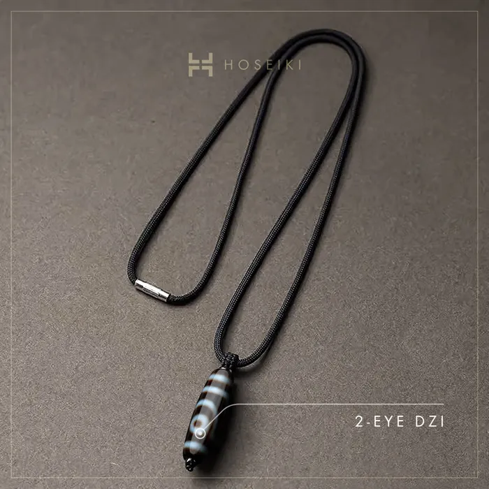 Dzi Necklace Vertical Style Horizontal Style Hoseiki Jewelry Necklaces