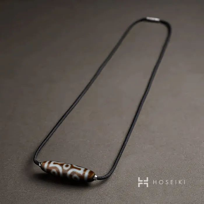 Dzi Necklace Vertical Style Horizontal Style Hoseiki Jewelry Necklaces