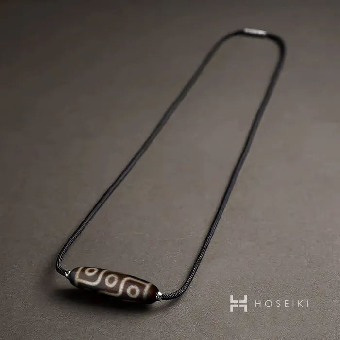 Dzi Necklace Vertical Style Horizontal Style Hoseiki Jewelry Necklaces