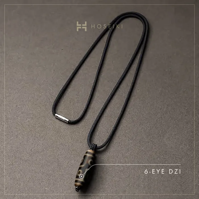 Dzi Necklace Vertical Style Horizontal Style Hoseiki Jewelry Necklaces